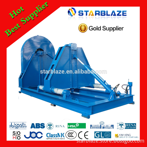 Electric small high speed winch for ship